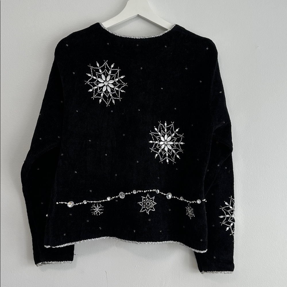 Vintage Christopher Radko Embellished Jacket Ramie/Cotton Medium - Picture 7 of 9
